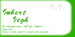 imbert vegh business card